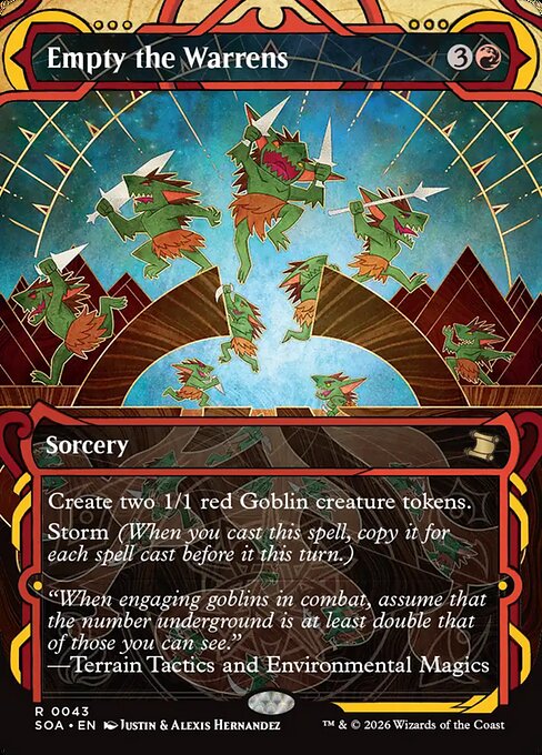 Empty the Warrens (V.1) SOA-43 Rare Near Mint Englisch Foil