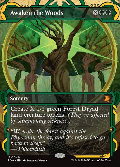 Awaken the Woods (V.1) SOA-49 Mythic Near Mint Englisch