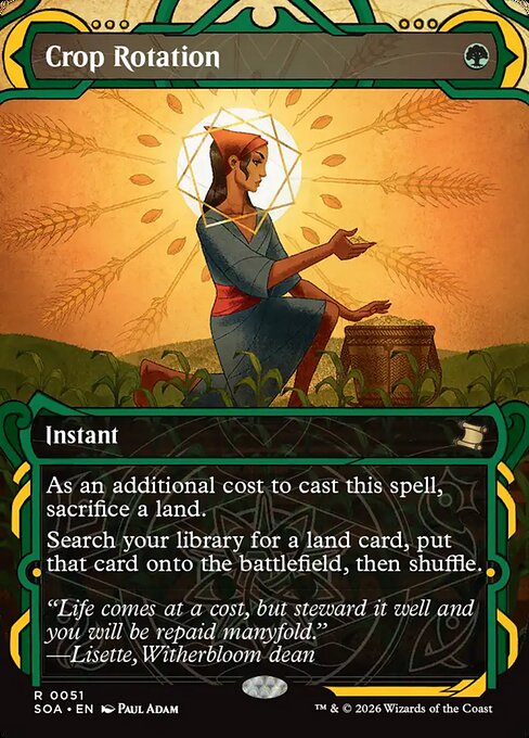 Crop Rotation (V.1) SOA-51 Rare Near Mint Englisch Foil