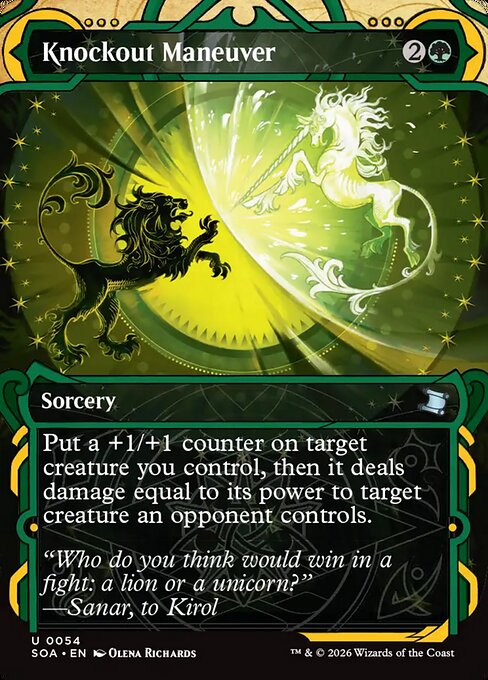 Knockout Maneuver (V.1) SOA-54 Uncommon Near Mint Englisch Foil