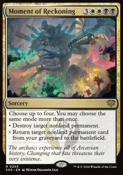 Moment der Abrechnung SOS-205 Rare Near Mint Deutsch Foil