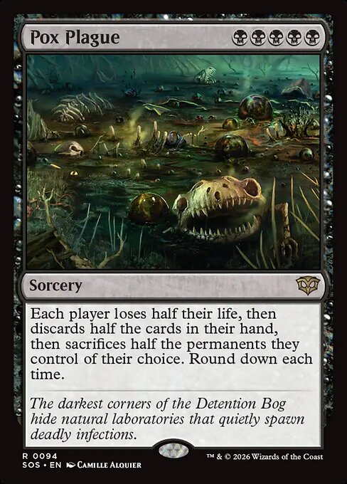 Pox Plague SOS-94 Rare Near Mint Englisch Foil