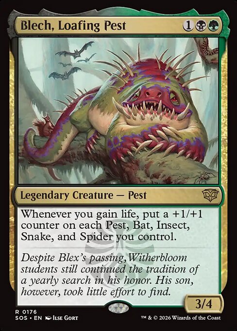 Blech, Loafing Pest SOS-176 Rare Near Mint Englisch