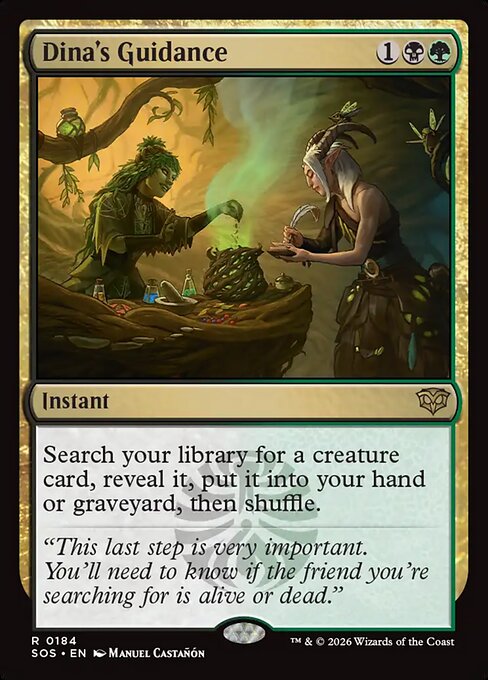 Dina's Guidance SOS-184 Rare Near Mint Englisch Foil