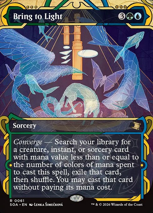 Bring to Light (V.1) SOA-61 Rare Near Mint Englisch Foil
