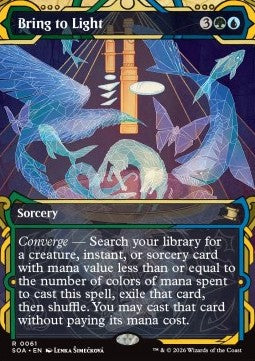 Ans Licht bringen SOA-61 Rare Near Mint Deutsch Foil
