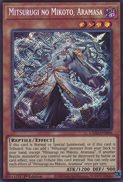 Mitsurugi no Mikoto, Aramasa L26D-M06 Secret Rare Near Mint Englisch 1. Auflage