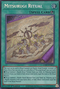 Mitsurugi Ritual L26D-M15 Secret Rare Near Mint Englisch 1. Auflage