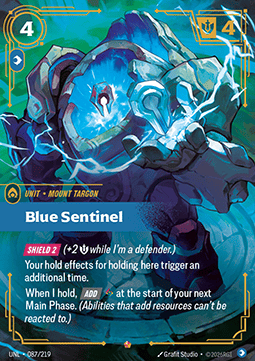 Blue Sentinel UNL-087 Epic Near Mint Englisch Foil