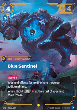 Blue Sentinel UNL-087a Showcase Near Mint Englisch Foil