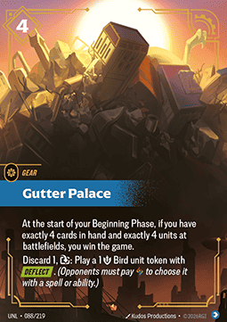 Gutter Palace UNL-088 Epic Near Mint Englisch Foil