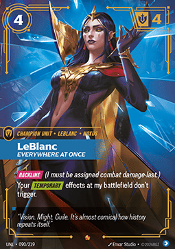 Leblanc, Everywhere at Once UNL-090 Epic Near Mint Englisch Foil