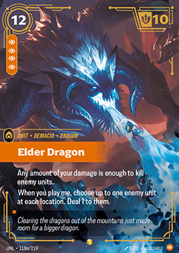 Elder Dragon UNL-118a Showcase Near Mint Englisch Foil