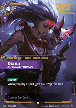 Diana, No Longer Human UNL-149a Showcase Near Mint Englisch Foil