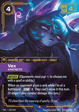 Vex, Apathetic UNL-150 Epic Near Mint Englisch Foil