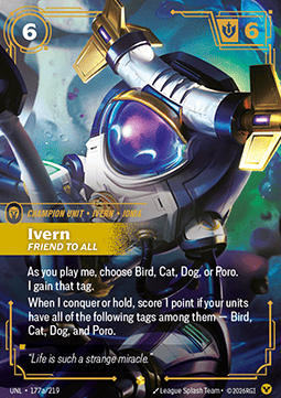 Ivern, Friend to All UNL-177a Showcase Near Mint Englisch Foil