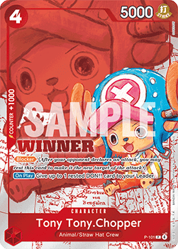 Tony Tony.Chopper (P-101) (V.1) STP Promo Near Mint Englisch