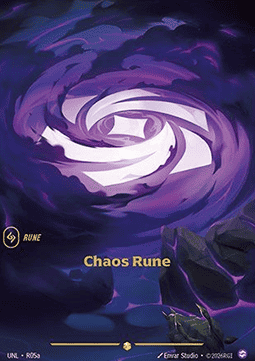 Chaos Rune UNL-R05a Showcase Near Mint Englisch Foil