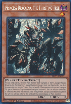 Princess Dracaena, the Thirsting Tree (V.1) BLZD-EN027 Secret Rare Near Mint Englisch 1. Auflage