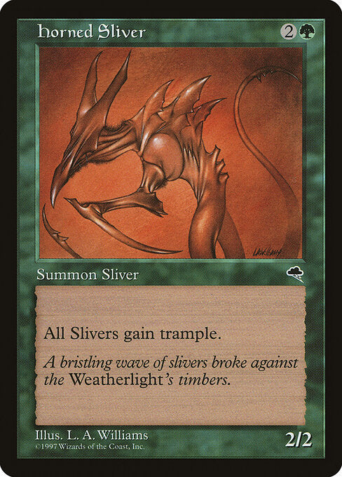 Horned Sliver TP- Uncommon Excellent Englisch