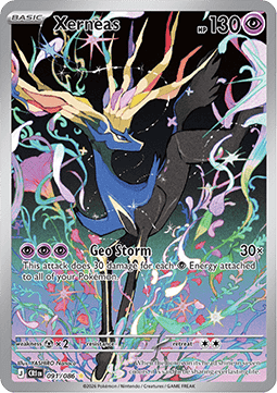 Xerneas CRI-091 Illustration Rare Good Deutsch