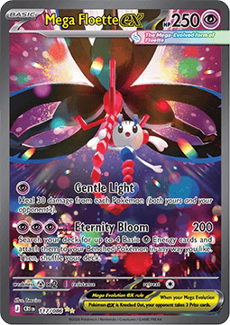 Mega Floette ex CRI-117 Special Illustration Rare Near Mint Deutsch