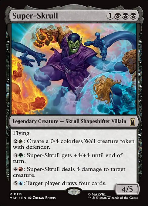 Super-Skrull MSH-115 Rare Near Mint Englisch Foil