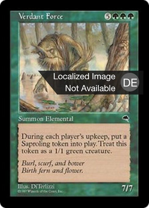 Grüne Kraft TP- Rare Played Deutsch