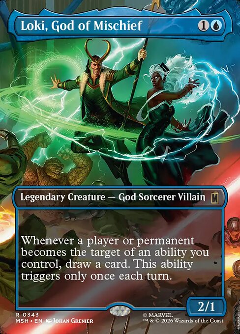 Loki, God of Mischief XMSH-343 Rare Near Mint Englisch Foil