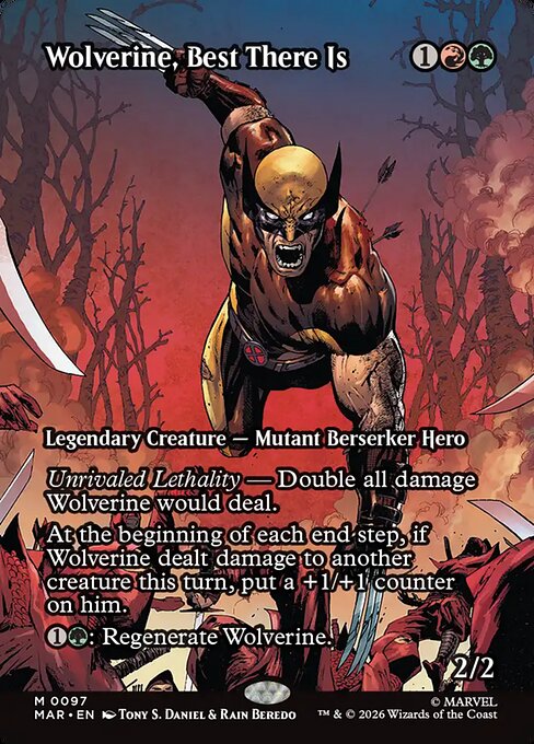 Wolverine, Best There Is MAR-97 Mythic Near Mint Englisch Foil
