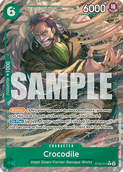 Crocodile (ST30-010) (V.2) ST30 Alternate Art Near Mint Englisch