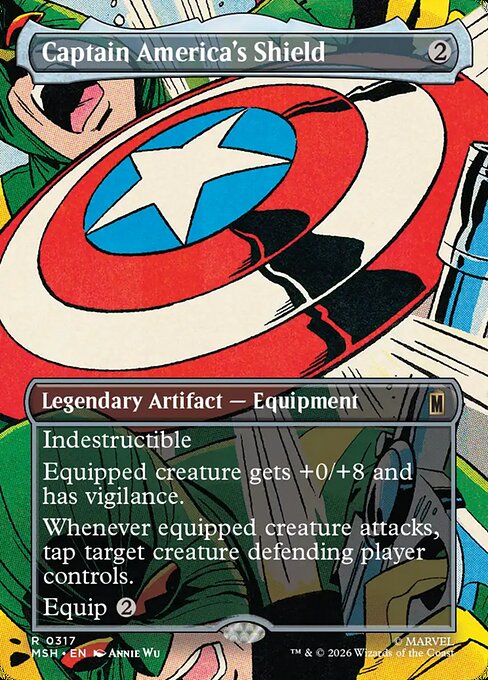 Captain America's Shield (V.2) XMSH-317 Rare Near Mint Englisch