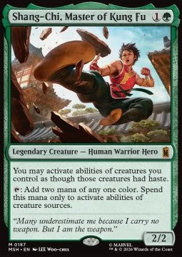 Shang-Chi, Master of Kung Fu MSH-187 Mythic Excellent Englisch Foil