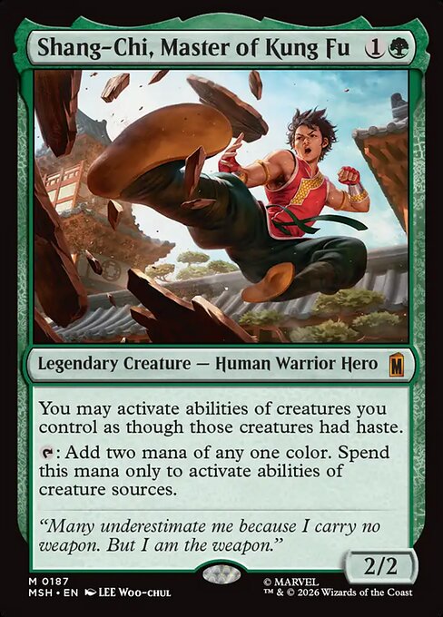Shang-Chi, Master of Kung Fu MSH-187 Mythic Excellent Englisch Foil