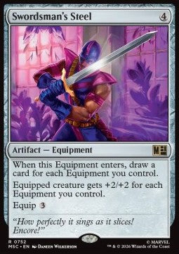 Swordsman's Steel XMSC-752 Rare Near Mint Deutsch