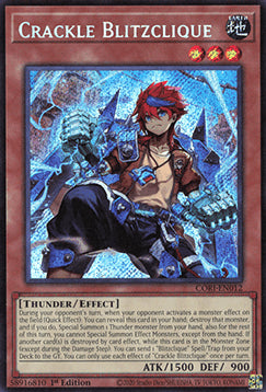 Crackle Blitzclique (V.1) CORI-EN012 Secret Rare Near Mint Englisch 1. Auflage