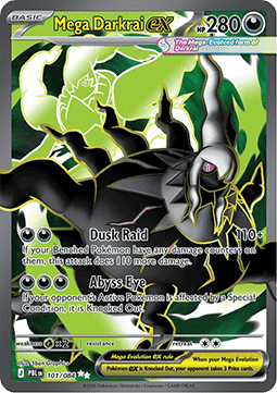 Mega Darkrai ex PBL-101 Ultra Rare Near Mint Englisch