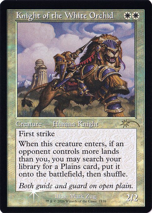 Knight of the White Orchid SLD-7139 Rare Good Englisch Foil