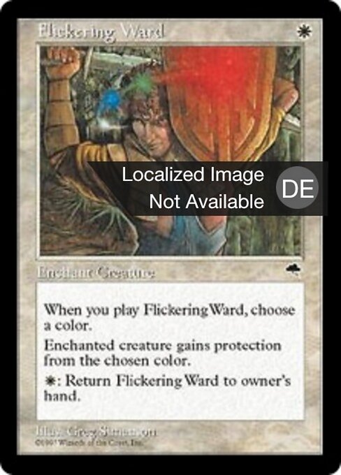 Flackernder Schutz TP- Uncommon Excellent Deutsch