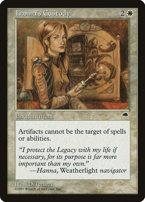 Hanna's Custody TP- Rare Light Played Englisch