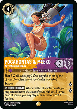 Pocahontas & Meeko - Abenteuerliche Freunde 13ATV-27 Legendary Near Mint Deutsch Foil