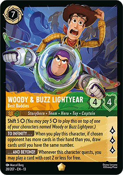 Woody & Buzz Lightyear - Beste Freunde 13ATV-28 Legendary Excellent Deutsch Foil