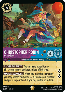 Christopher Robin - Hunny Sage 13ATV-61 Legendary Near Mint Englisch