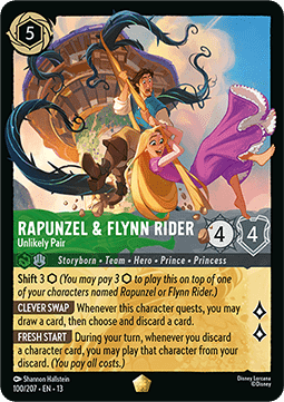 Rapunzel & Flynn Rider - Ungleiches Paar 13ATV-100 Legendary Near Mint Deutsch Foil