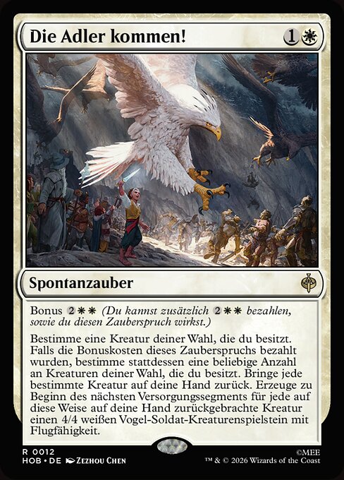 Die Adler kommen! HOB-12 Rare Excellent Deutsch