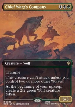 Chief Warg's Company XHOB-208 Rare Near Mint Englisch Foil