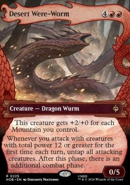 Desert Were-Worm (V.1) XHOB-225 Rare Near Mint Englisch