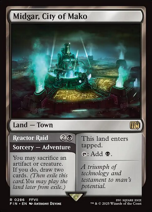 Midgar, City of Mako // Reactor Raid - Back Face