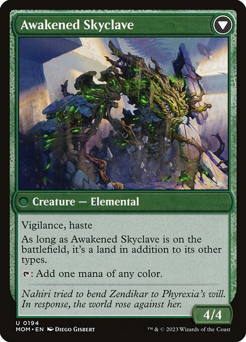 Invasion of Zendikar // Awakened Skyclave - Back Face