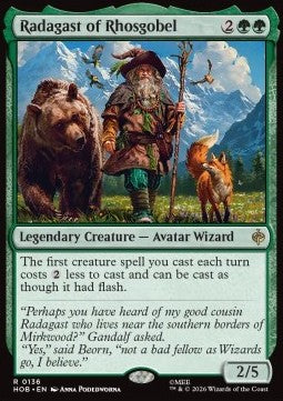 Radagast of Rhosgobel HOB-136 Rare Near Mint Englisch Foil